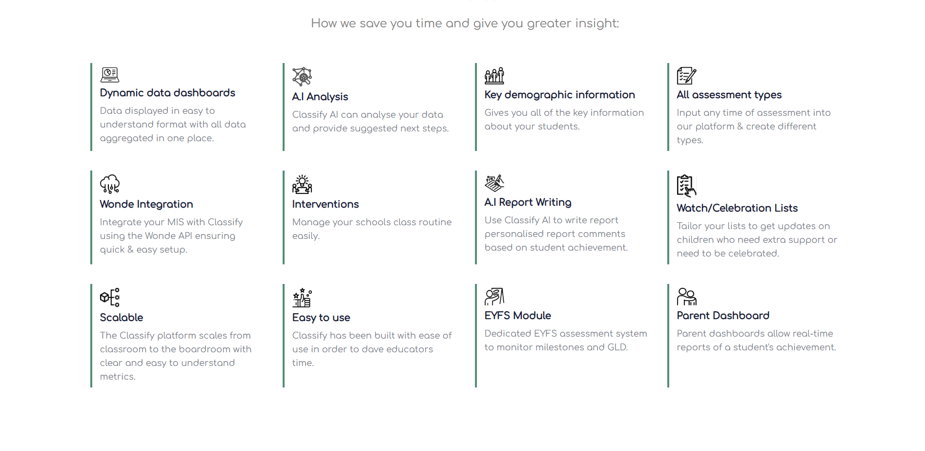 Classify Education screen 2